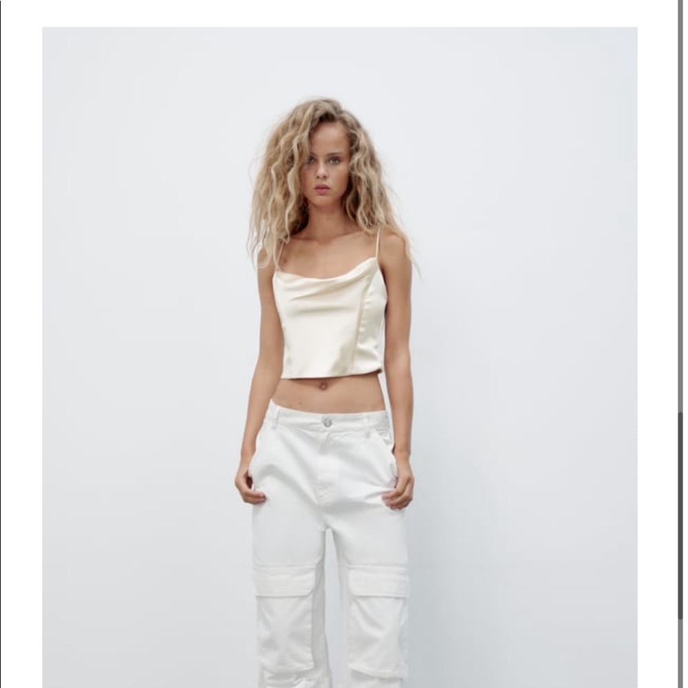 Zara Satin Top